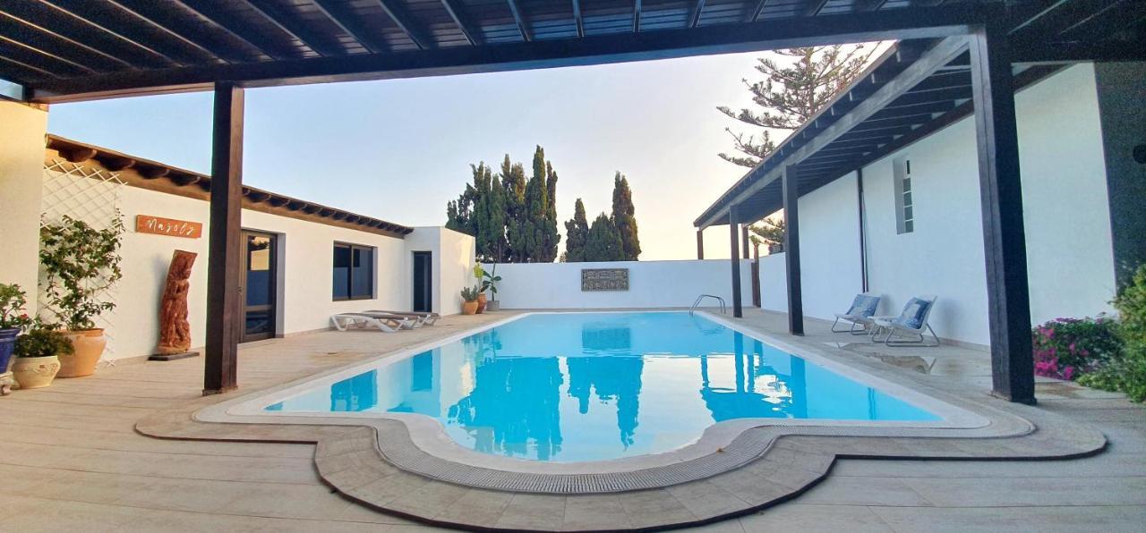Villa Nazoly, Oasis De Tranquilidad Con Piscina Privada En El Corazon De Lanzarote Насарет Экстерьер фото